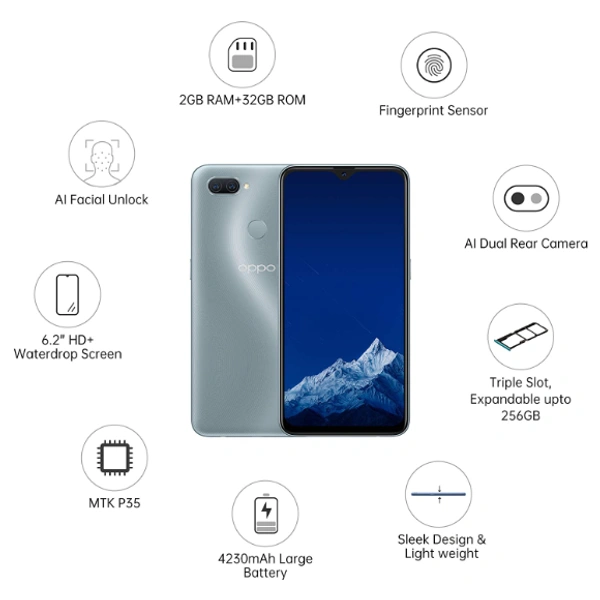 Oppo A11k | 2GB+32GB | Free Headphones worth Rs 299